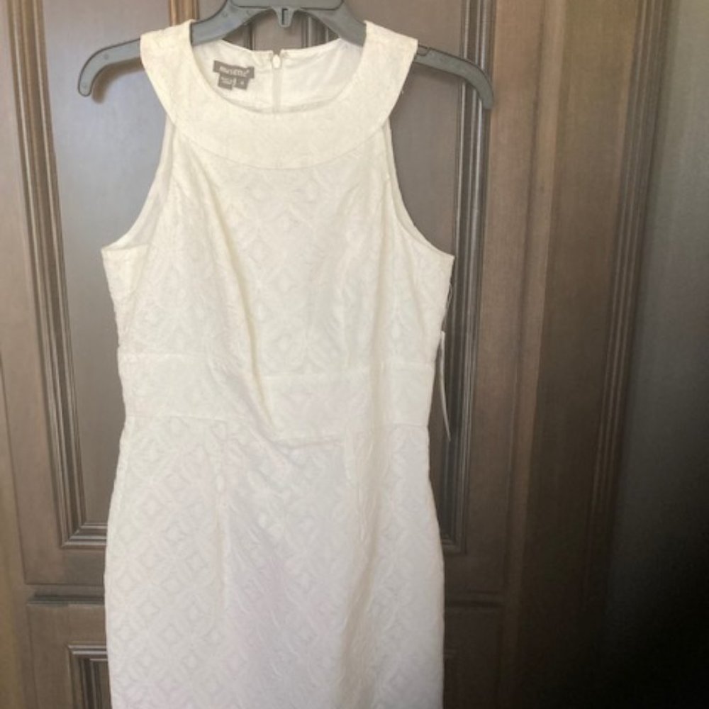 Musette White Sleeveless Dress